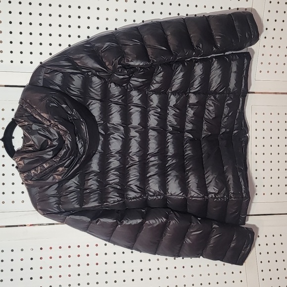 Andrew Marc Lightweight Premium Down Size Large Puffer Jacket Black - Picture 11 of 11